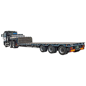 中低床トレーラ単体バラ緩和車有り (エアサス)