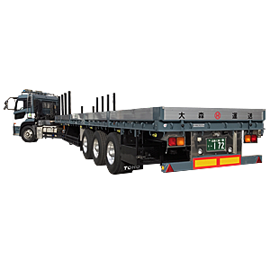 高床トレーラ単体バラ緩和車有り (エアサス)