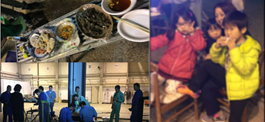 ドライバーさん、事務員さんとみんなでご飯を食べました。