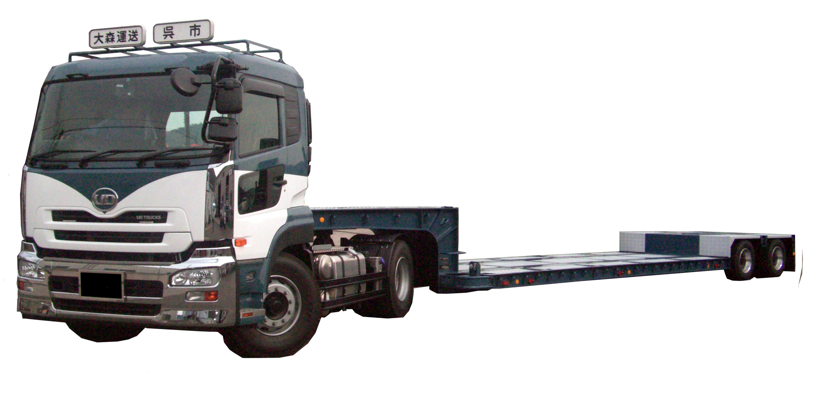 地上高500mm低床エアサス