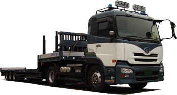 超低床平床バラ積み緩和対応セミトレーラ